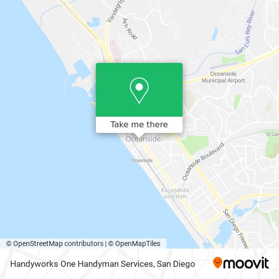 Mapa de Handyworks One Handyman Services