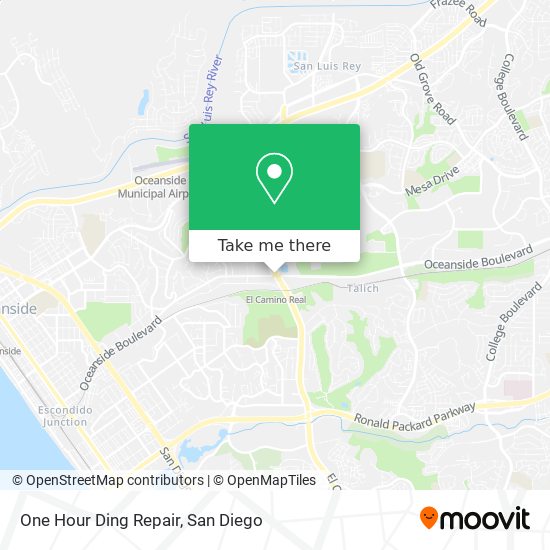 Mapa de One Hour Ding Repair