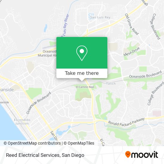 Mapa de Reed Electrical Services