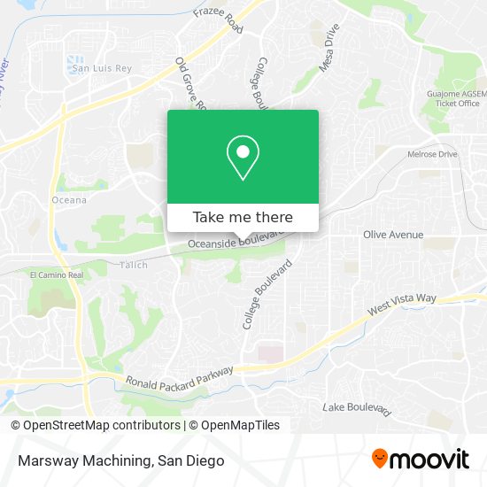 Mapa de Marsway Machining