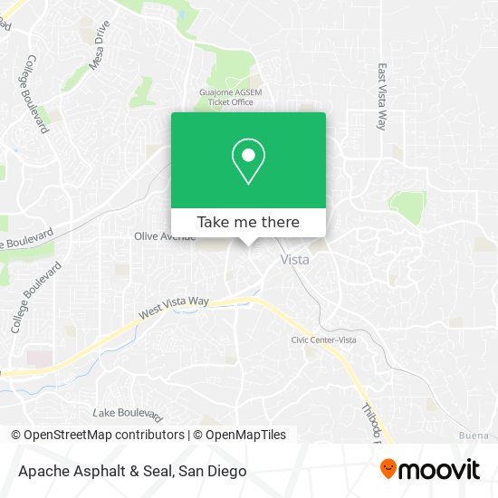 Apache Asphalt & Seal map