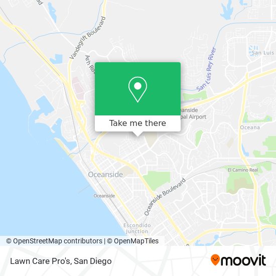 Lawn Care Pro's map