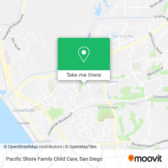 Pacific Shore Family Child Care map