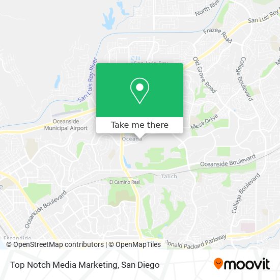 Top Notch Media Marketing map