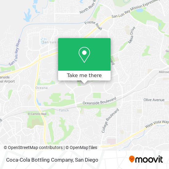 Coca-Cola Bottling Company map