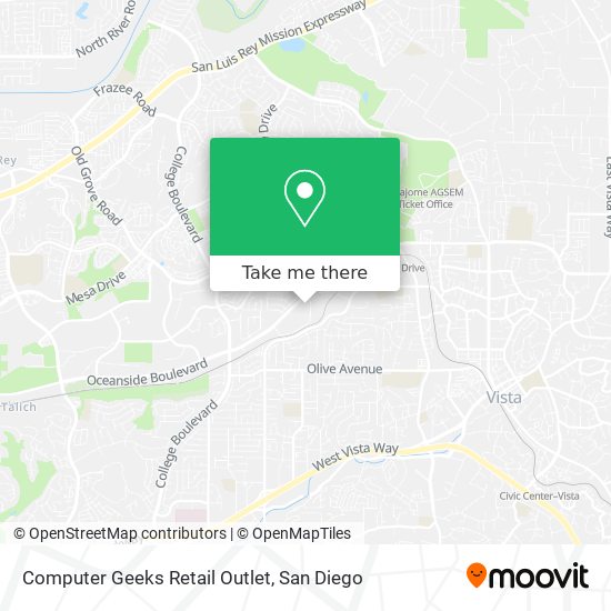 Computer Geeks Retail Outlet map