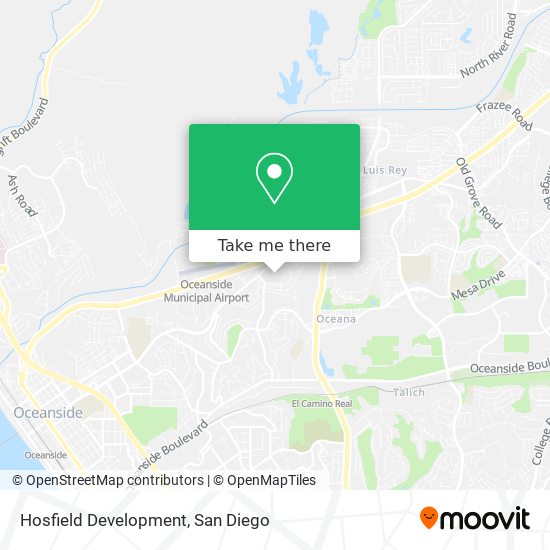 Mapa de Hosfield Development