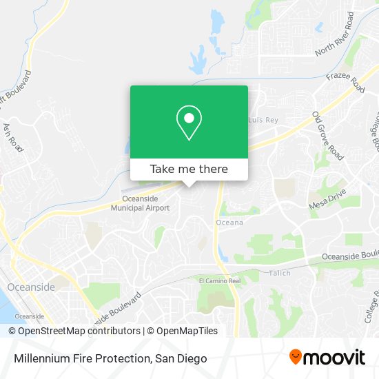 Millennium Fire Protection map