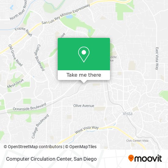 Computer Circulation Center map