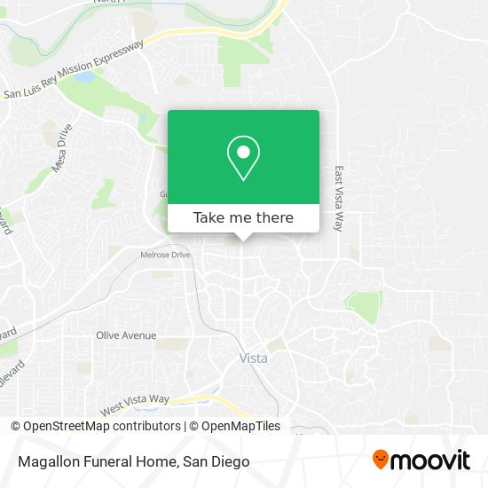 Magallon Funeral Home map