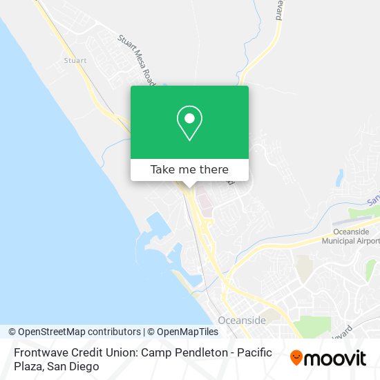 Mapa de Frontwave Credit Union: Camp Pendleton - Pacific Plaza