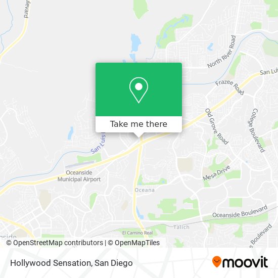 Hollywood Sensation map