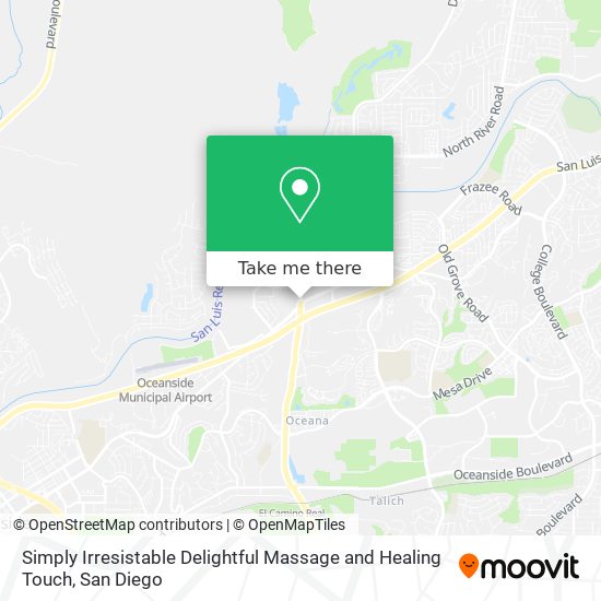 Simply Irresistable Delightful Massage and Healing Touch map