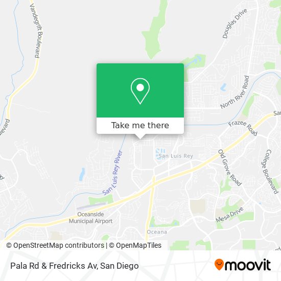 Mapa de Pala Rd & Fredricks Av