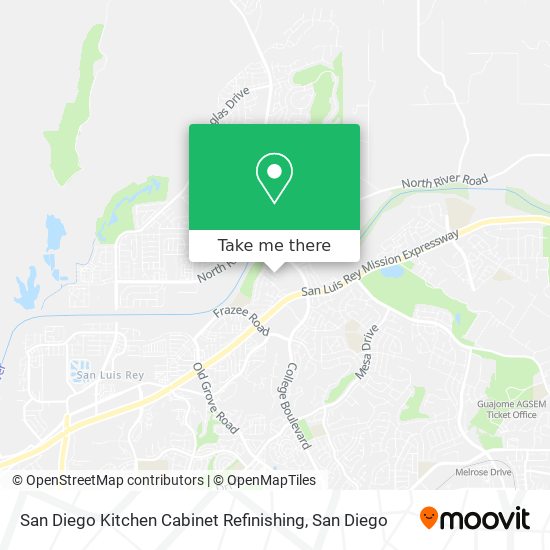 Mapa de San Diego Kitchen Cabinet Refinishing