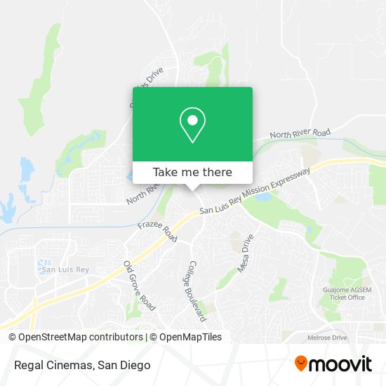 Mapa de Regal Cinemas