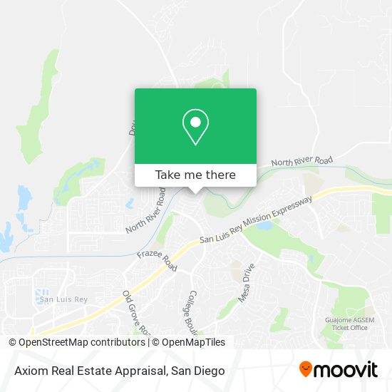 Mapa de Axiom Real Estate Appraisal