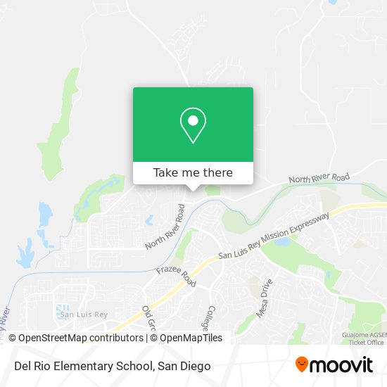 Mapa de Del Rio Elementary School