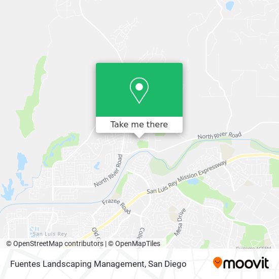 Fuentes Landscaping Management map