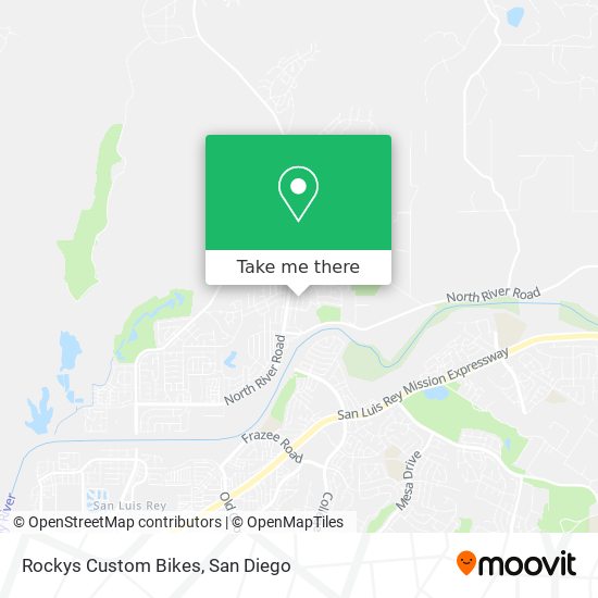 Rockys Custom Bikes map