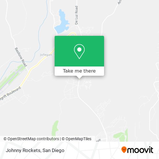 Johnny Rockets map