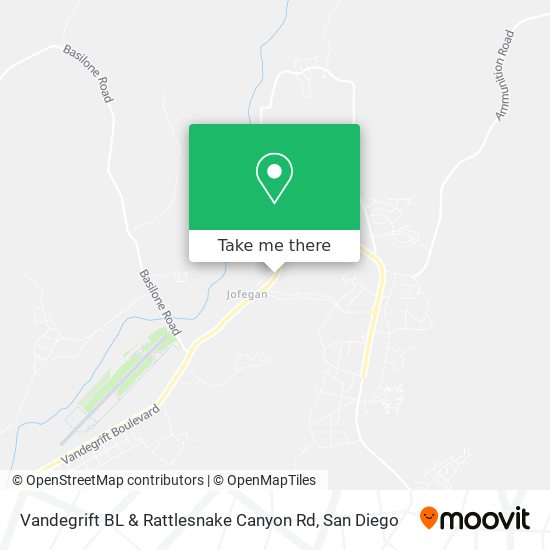 Vandegrift BL & Rattlesnake Canyon Rd map