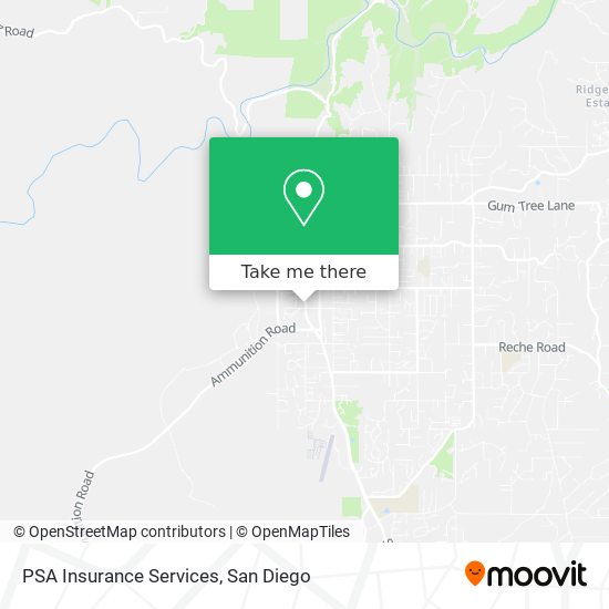 PSA Insurance Services map