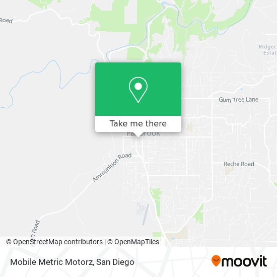 Mobile Metric Motorz map