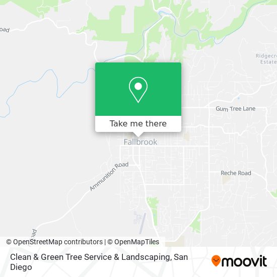 Clean & Green Tree Service & Landscaping map