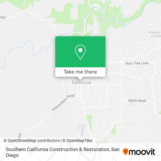 Southern California Construction & Restoration map