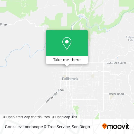 Mapa de Gonzalez Landscape & Tree Service