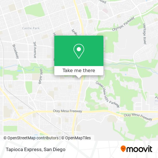 Tapioca Express map