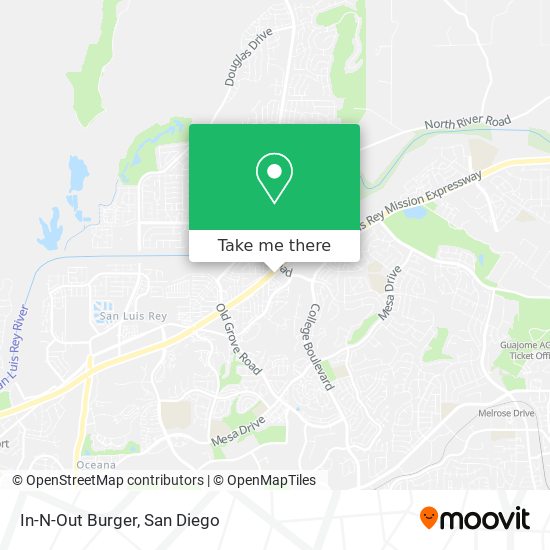 Mapa de In-N-Out Burger