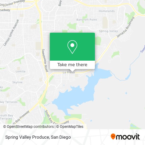 Spring Valley Produce map