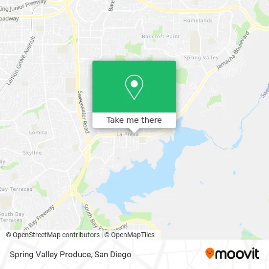 Mapa de Spring Valley Produce