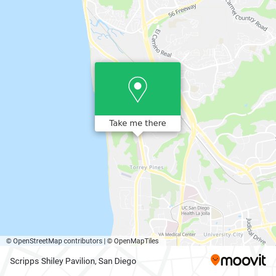 Scripps Shiley Pavilion map