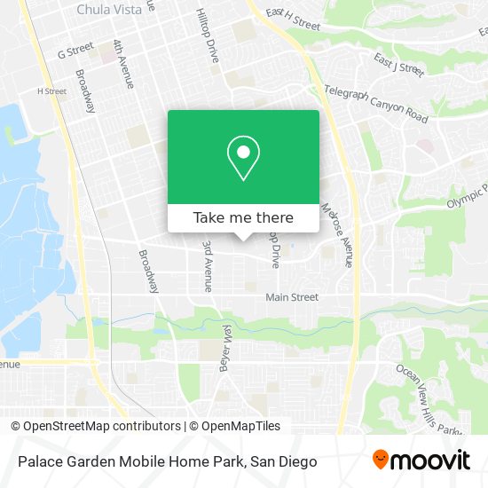 Mapa de Palace Garden Mobile Home Park