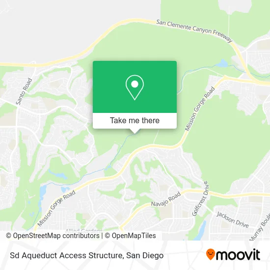 Sd Aqueduct Access Structure map