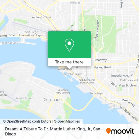 Dream. A Tribute To Dr. Martin Luther King, Jr. map