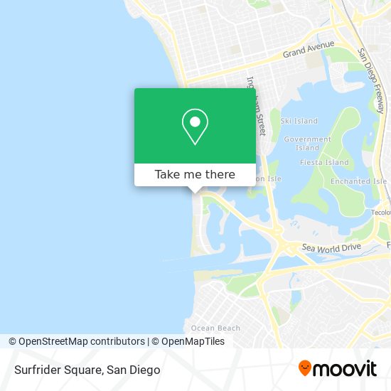 Surfrider Square map