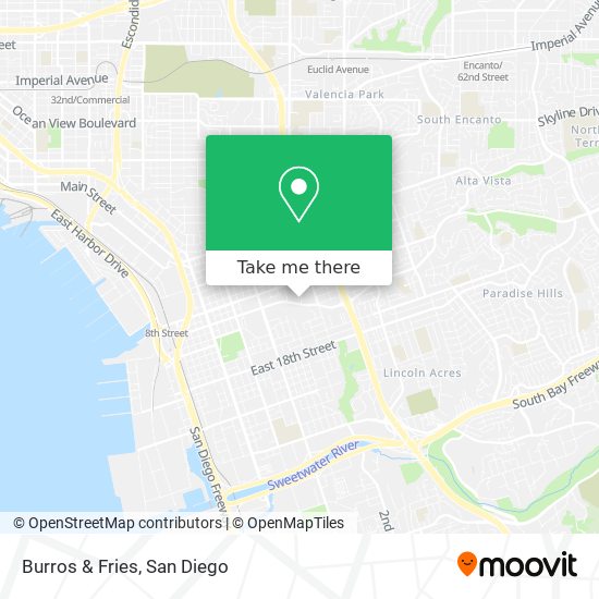 Burros & Fries map