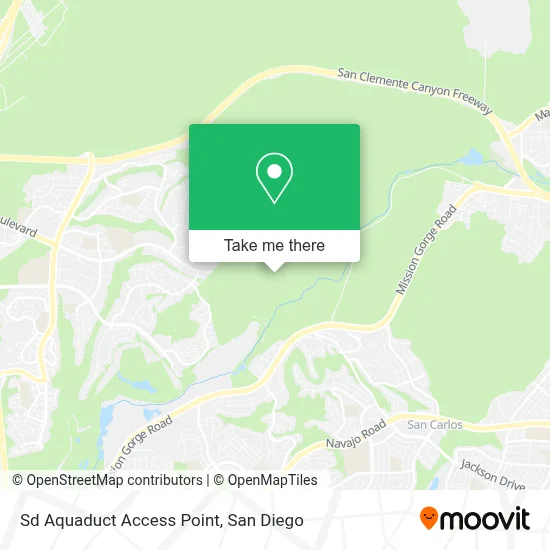 Sd Aquaduct Access Point map