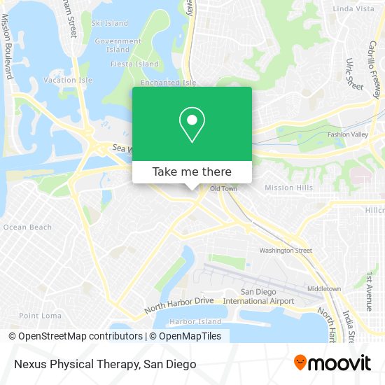 Mapa de Nexus Physical Therapy