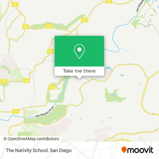 The Nativity School map