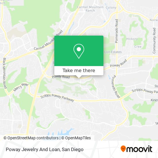 Poway Jewelry And Loan map