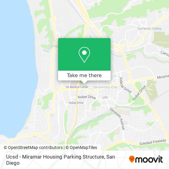 Ucsd - Miramar Housing Parking Structure map