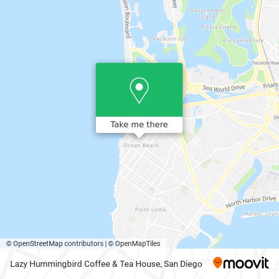 Mapa de Lazy Hummingbird Coffee & Tea House