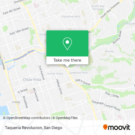 Taqueria Revolucion map