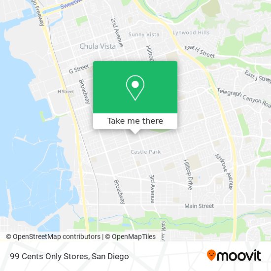 99 Cents Only Stores map