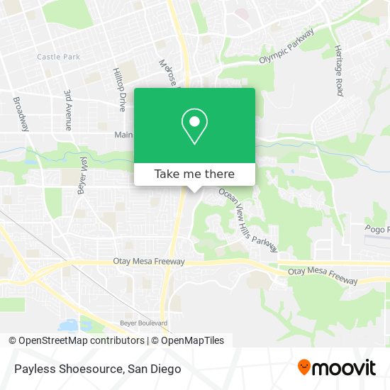 Payless Shoesource map